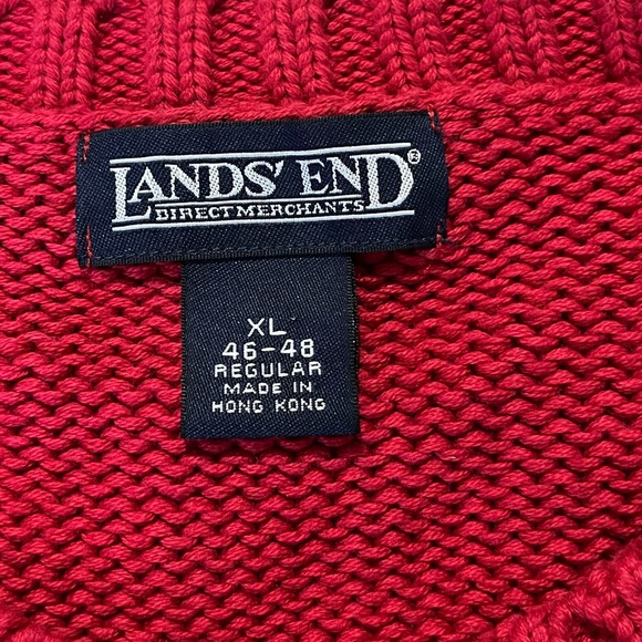 Lands End reindeer sweater. Size XL - Picture 3 of 5